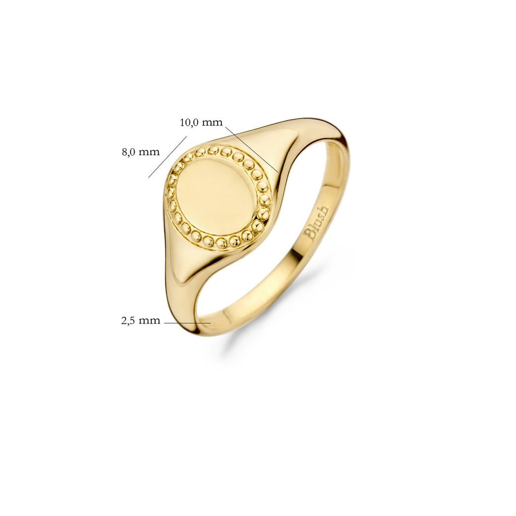 Blush Jewels 14 karaat geel gouden ring 1205YGO