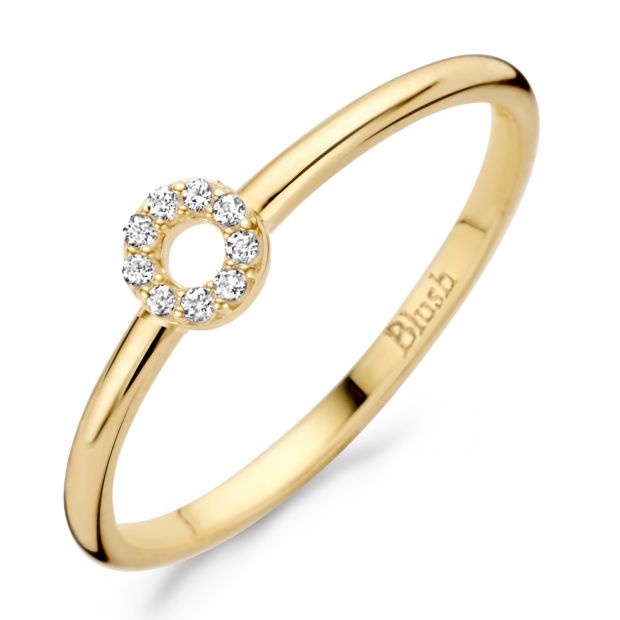 Blush Jewels 14 karaat geel gouden ring 1217YZI