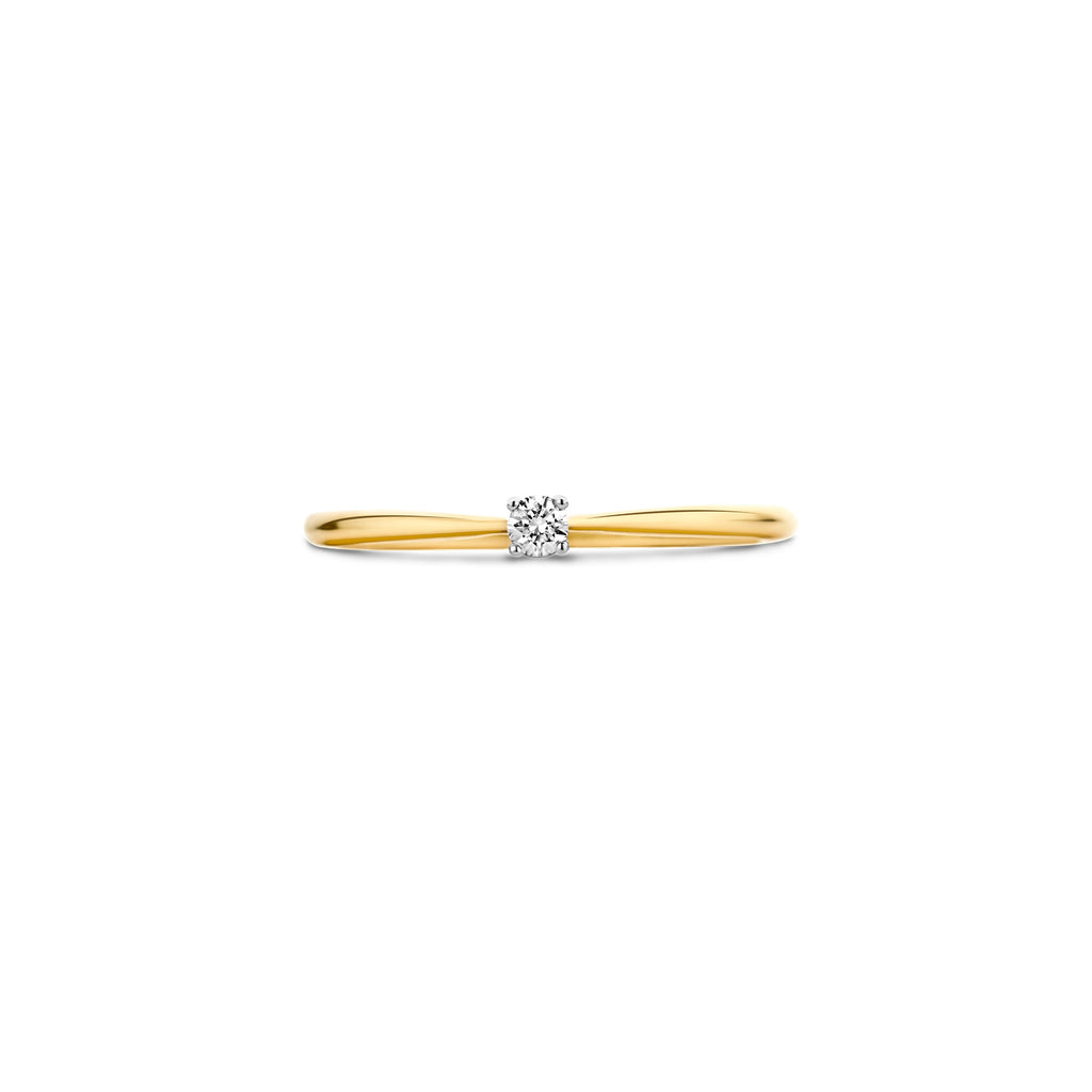 Blush Diamonds ring - 14K geel en wit goud met diamant 1621BDI