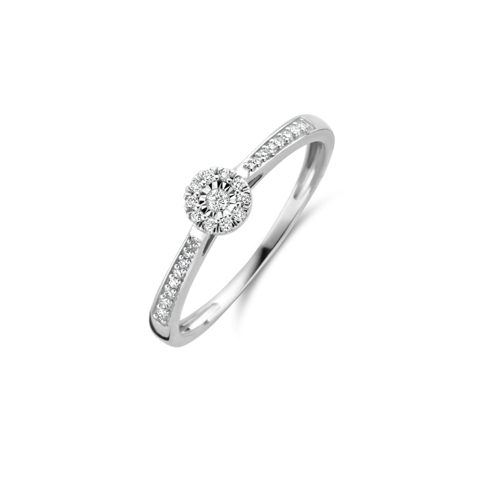 Blush Diamonds ring - 14K wit goud met diamant 1649WDI