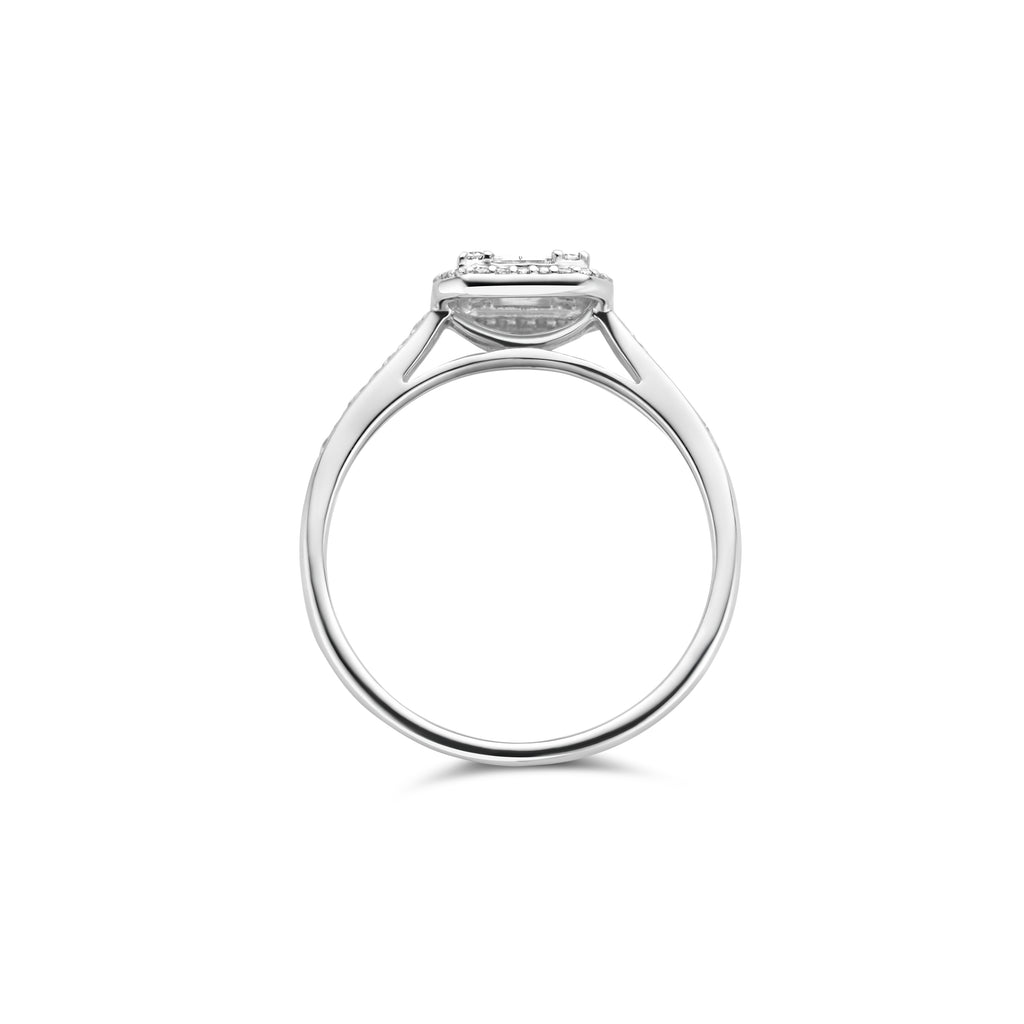 Blush Diamonds ring - 14K wit goud met diamant 1656WDI