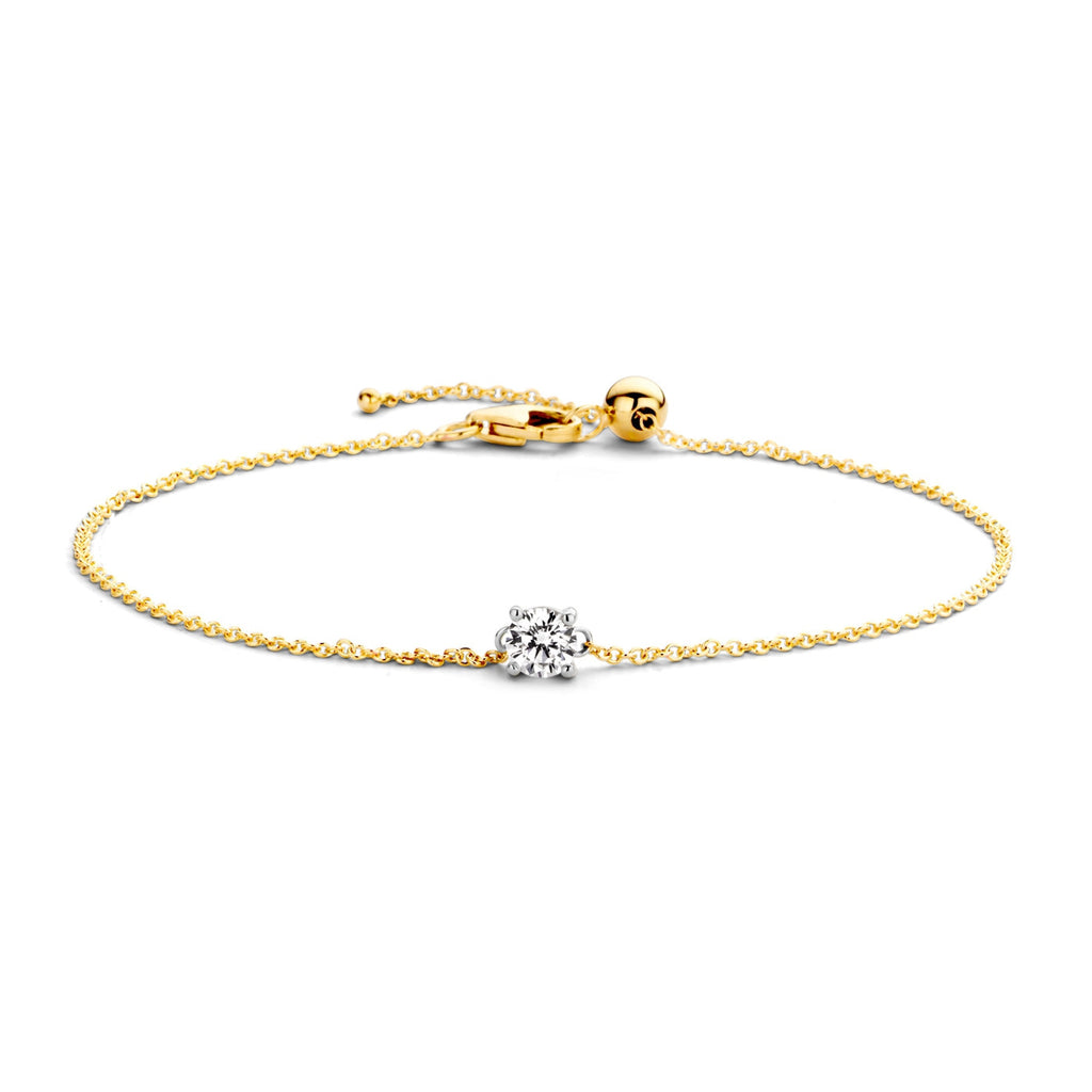 Blush Jewels 14 krt. bicolor gouden armband 2166BZI Juwelier Luitjens | Luitjens