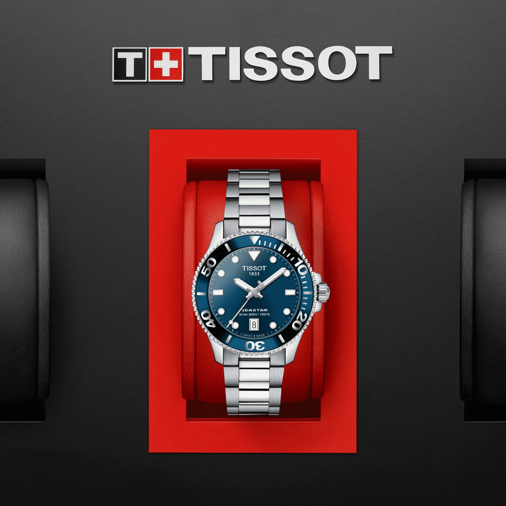 Tissot T-Sport Seastar 1000 36 mm quartz horloge T1202101104100