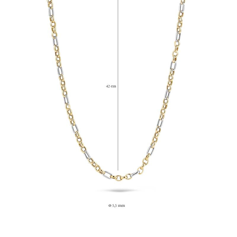Blush Jewels 14 karaat bicolor gouden collier 3100BGO