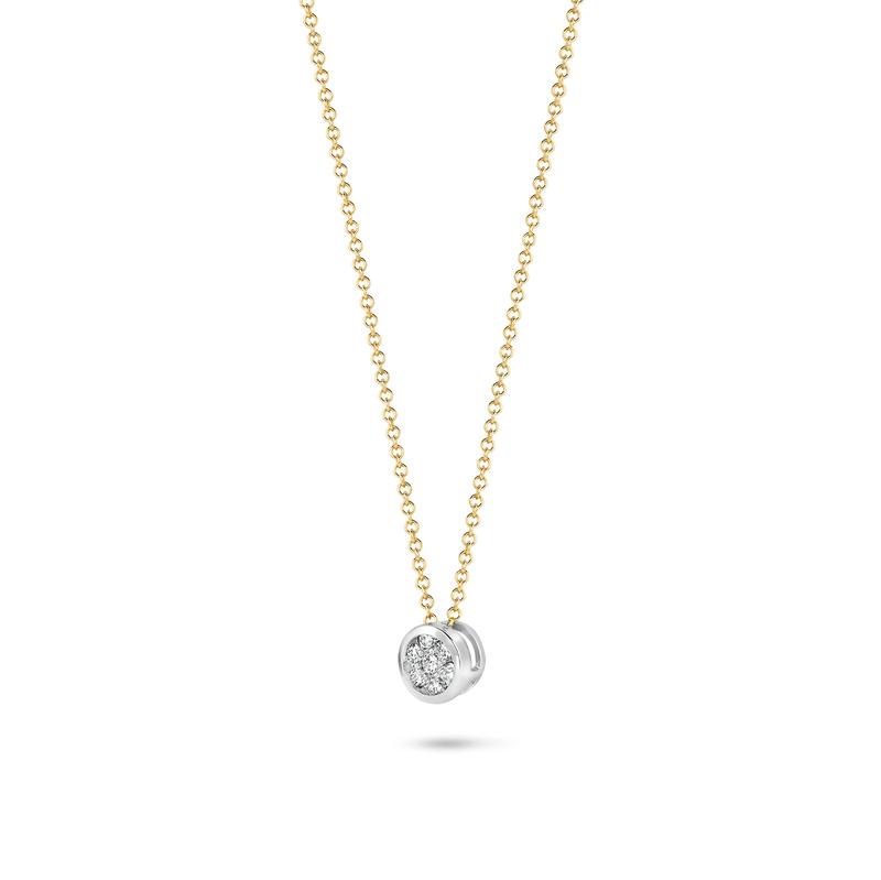 Blush Diamonds collier - 14K geel en wit goud met diamant 3601BDI