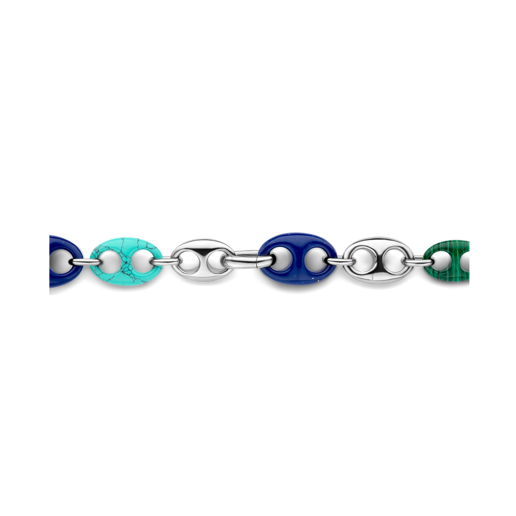 Ti Sento Milano zilveren collier verguld 3988TQ