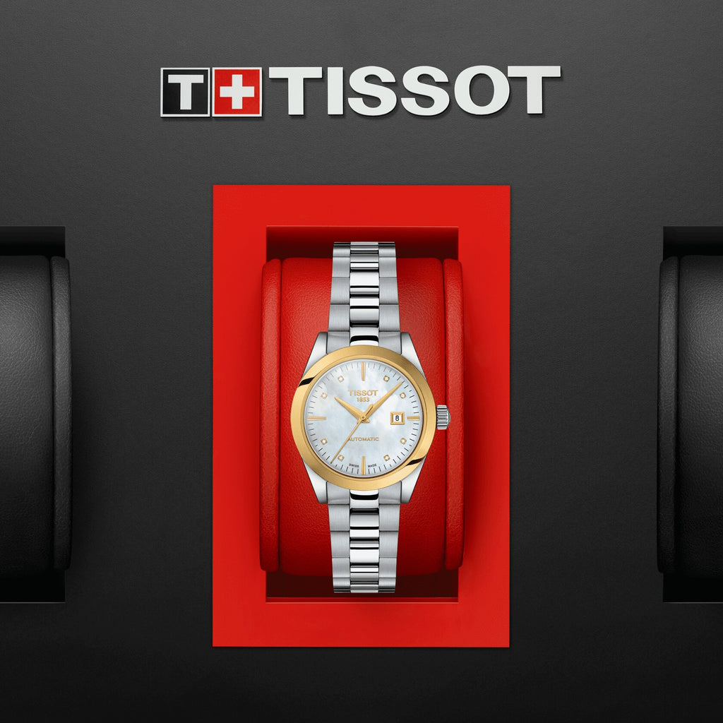 Tissot T-My Lady 18K Gold Automatic Diamonds horloge T9300074111600