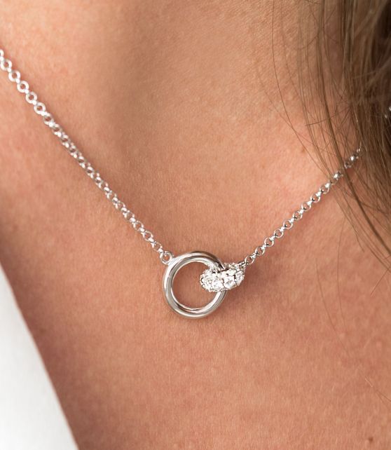 Zinzi zilveren collier ZIC1830