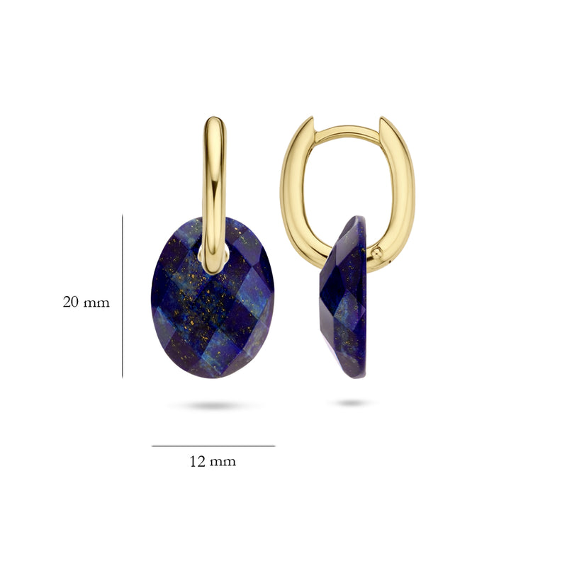 Blush Jewels Lapis Lazuli oorbedels 810LAPO