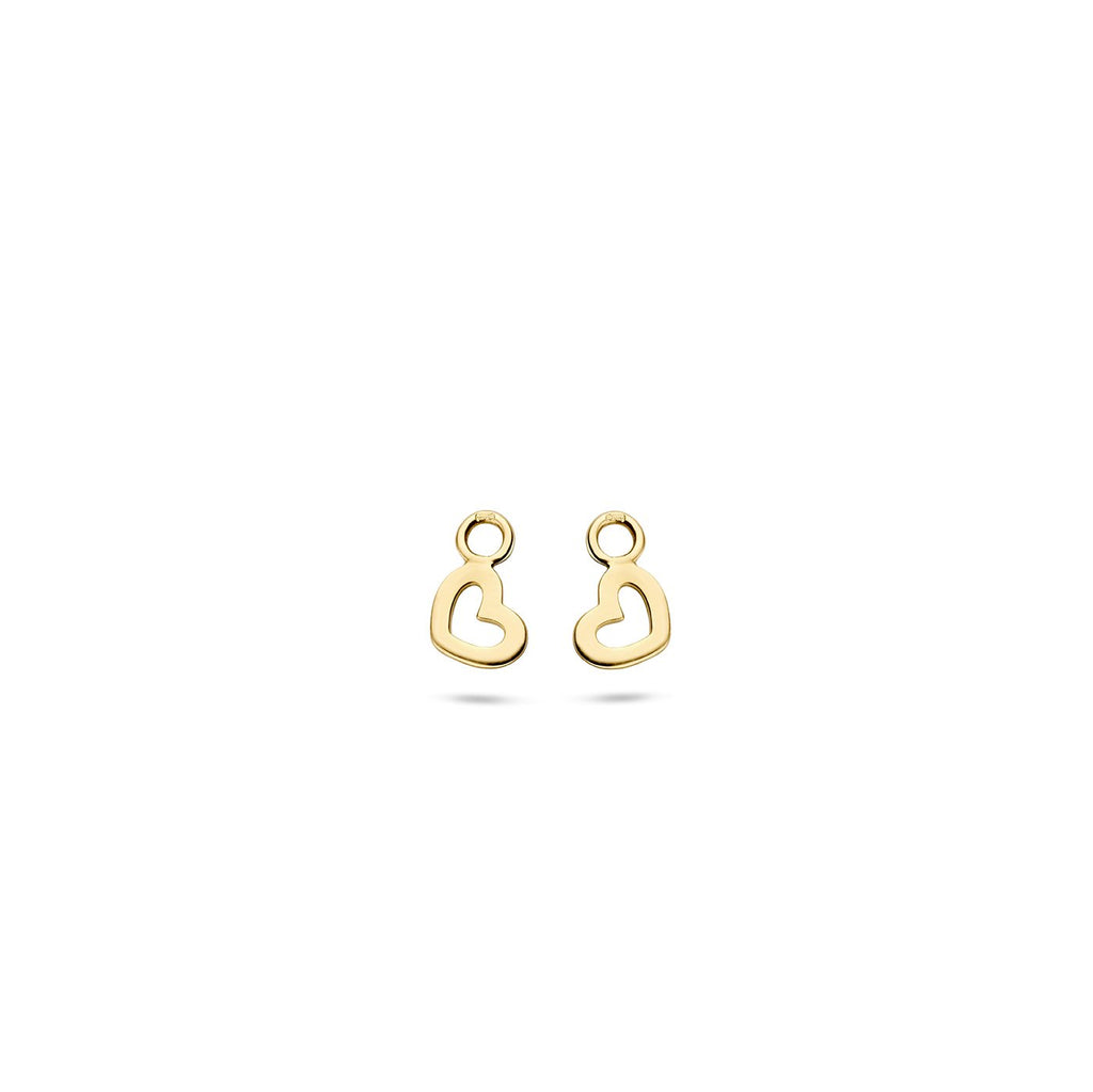 Blush Jewels 14 karaat geel gouden oorbedels 9057YGO