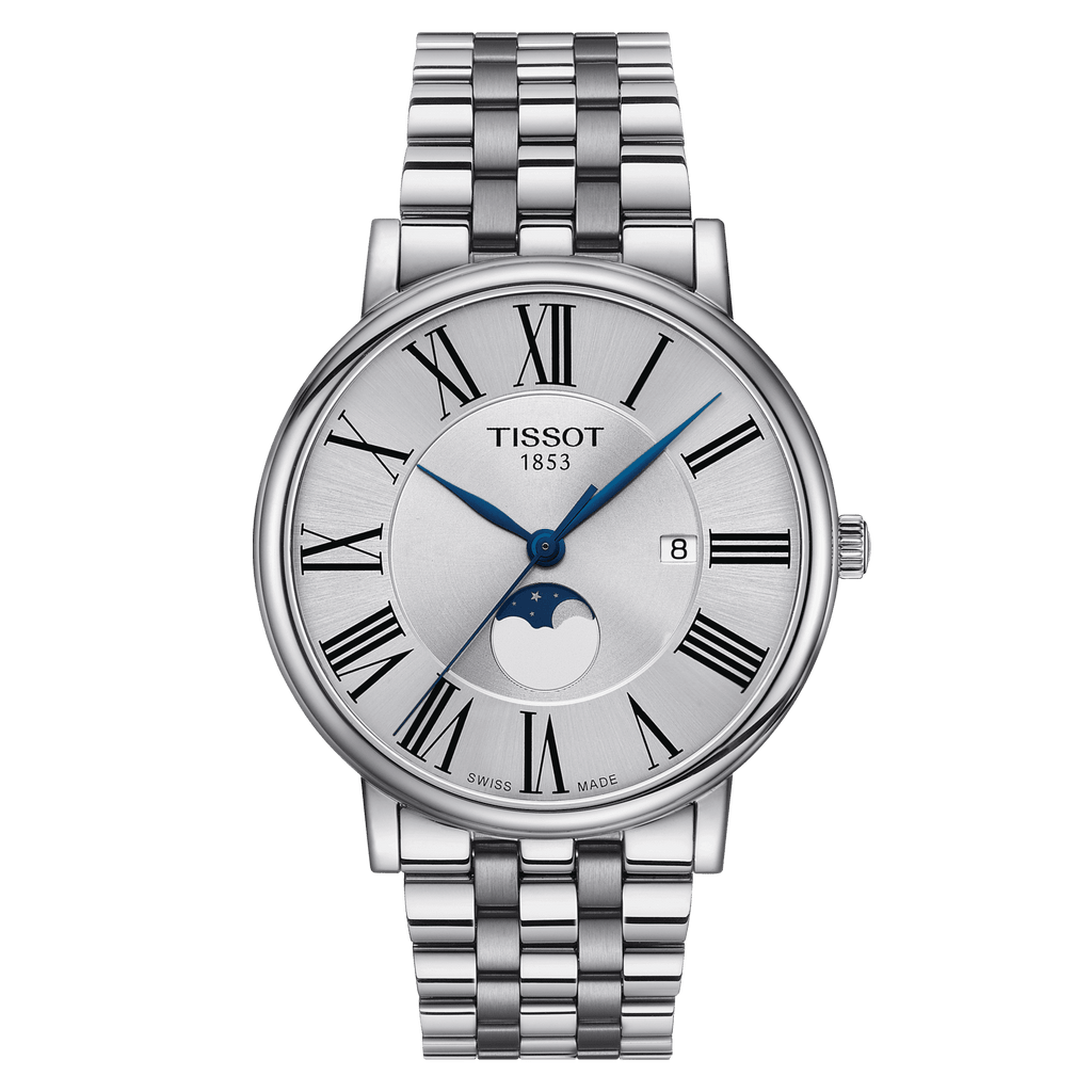 Tissot Carson Premium Gent Moonphase horloge T1224231103300