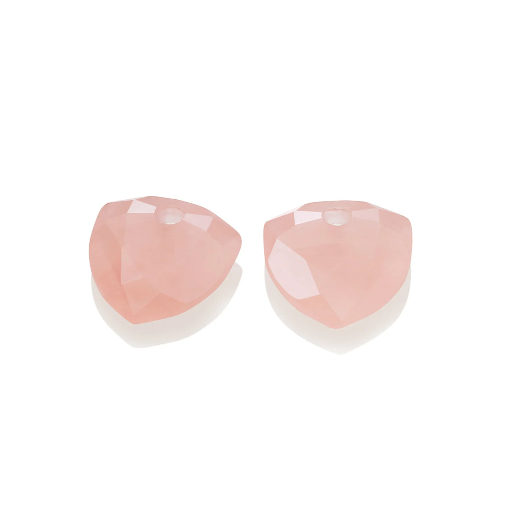 Sparkling Jewels Gemstone Baguette Rose Quartz EAGEM13-TRI