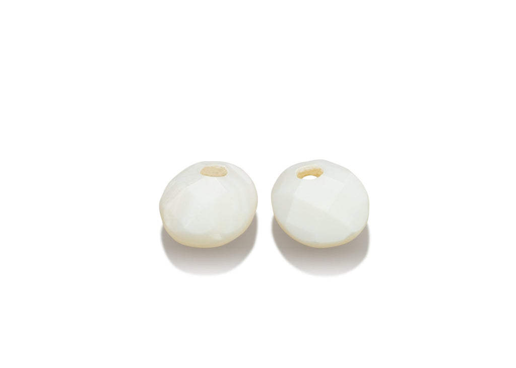 Sparkling Jewels Earstones Facet Pearl Small Oval EAPEARL-SO