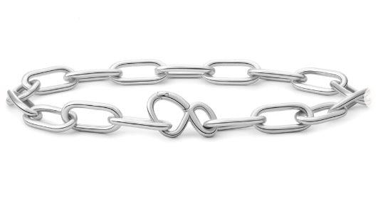 Sparkling Jewels armband Long Link silver LK-LGS