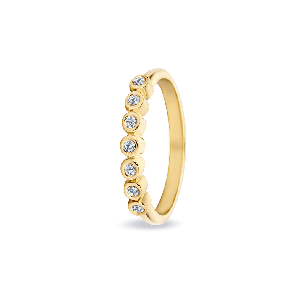 Miss Spring "Allerliefste Pien" Geel Gouden Ring Diamant MSR541-5GG