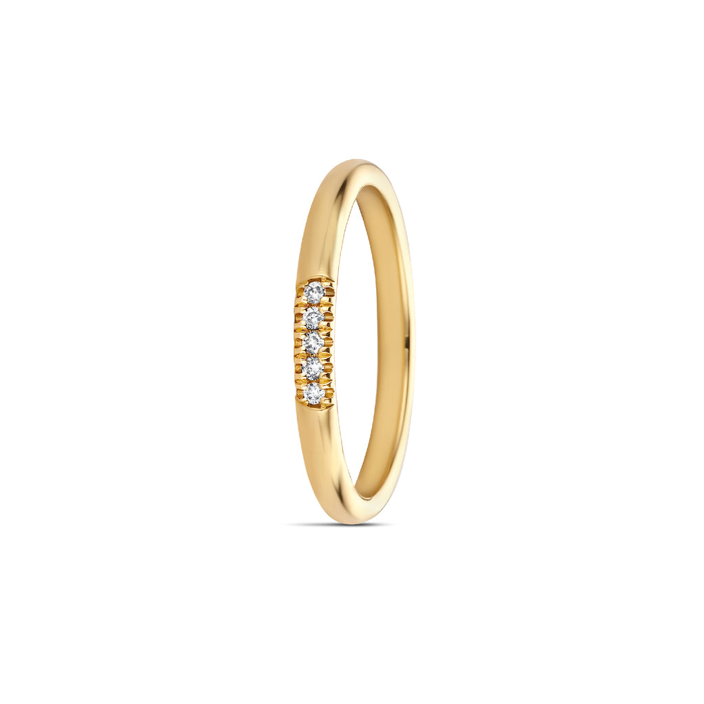 Miss Spring "Allerliefste Lexi" Geel Gouden Ring MSR630-5GG