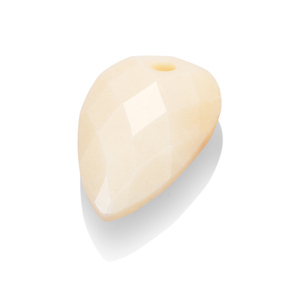 Sparkling Jewels Gemstone Facet Blossom Beige Agate PENGEM48-BS