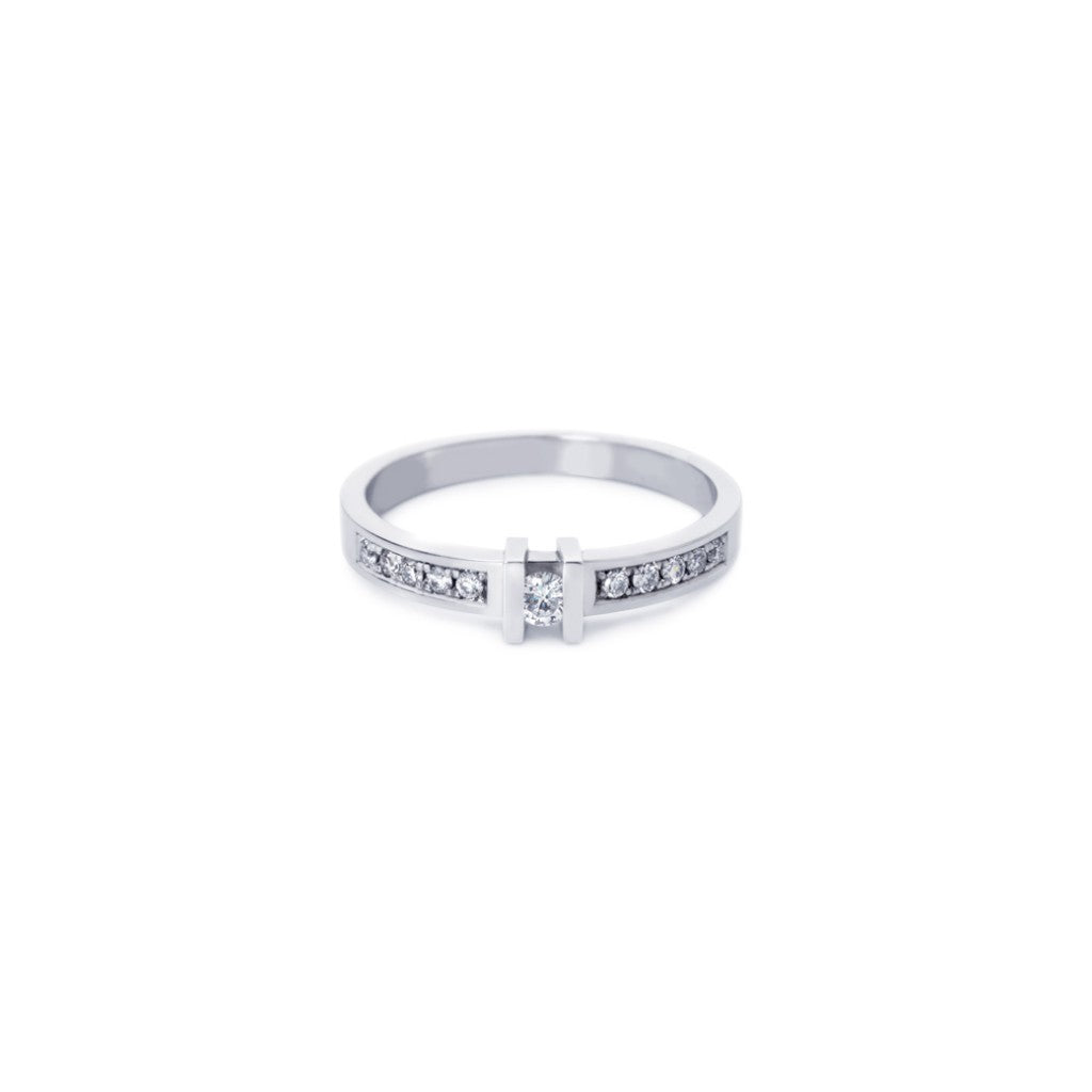 by R&C Ring Pavé Julie Riche 0,14crt  RIN0095PAV