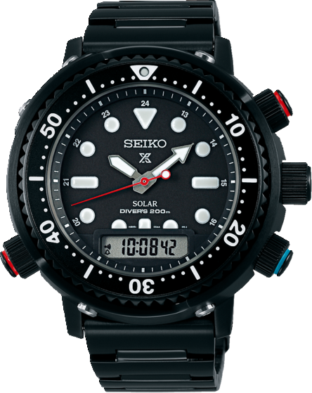 Seiko Prospex Solar Anadigi Diver's Limited Edition horloge SNJ037P1