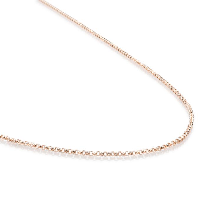Sparkling Jewels Necklace Belcher Chain Rosé Gold SNRG