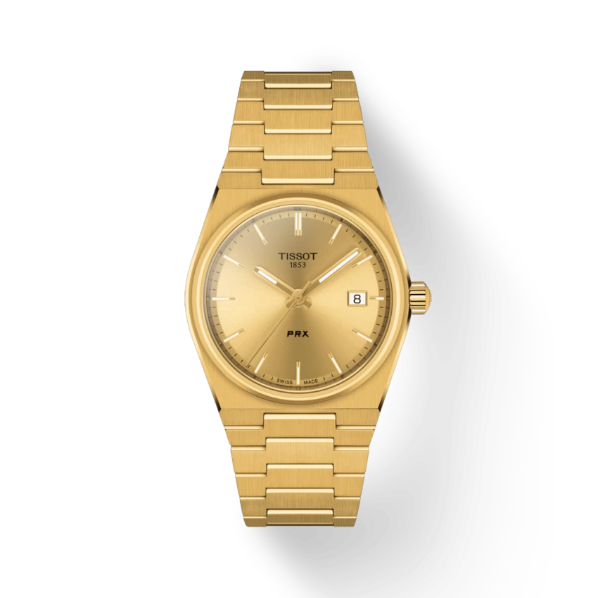 Tissot T-Classic PRX 35mm quartz horloge T1372103302100