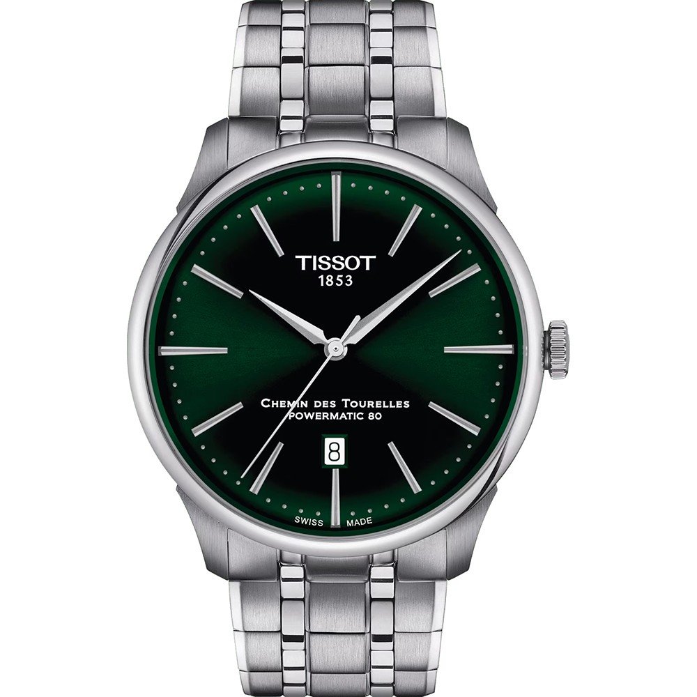 Tissot T- Classic Chemin Des Tourelles 42mm Powermatic 80 horloge T1394071109100