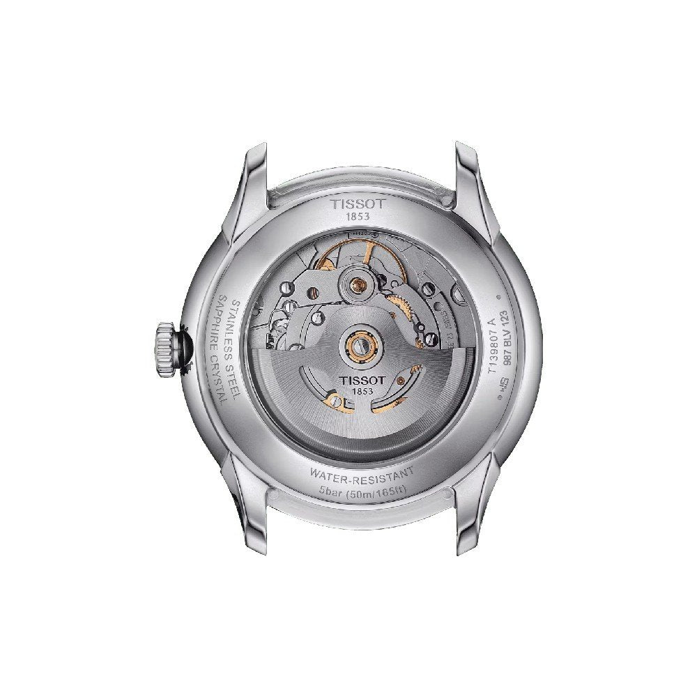 Tissot T- Classic Chemin Des Tourelles 39mm Powermatic 80 horloge T1398071604100