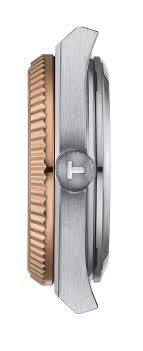 Tissot T-Gold PRX 35mm Powermatic 80 Steel & 18 Karaat Rosé Gold horloge T9312074133600