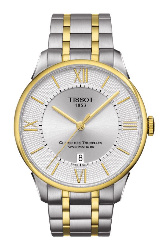 Tissot T- Classic Chemin Des Tourelles 42mm Powermatic 80 horloge T0994072203800