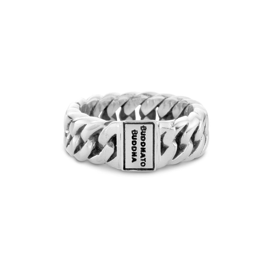 Buddha to Buddha zilveren ring 541 Chain small