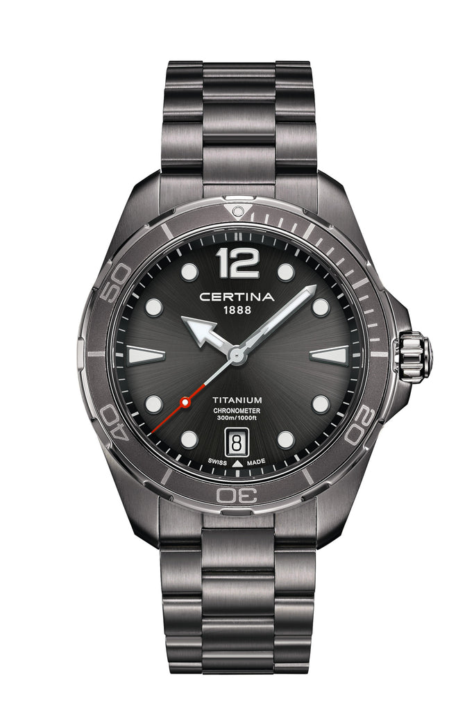 Certina DS Action Diver COSC Titanium quartz horloge C0324514408700