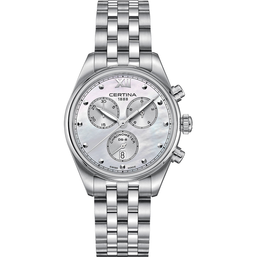Certina Urban DS-8 chrono Lady Precidrive COSC horloge C0332341111800