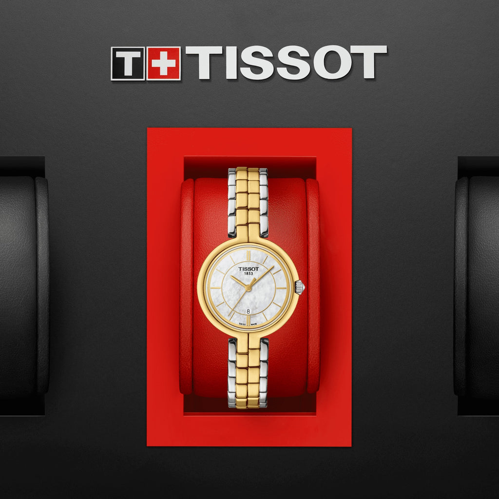 Tissot T- Lady Flamingo horloge T0942102211101