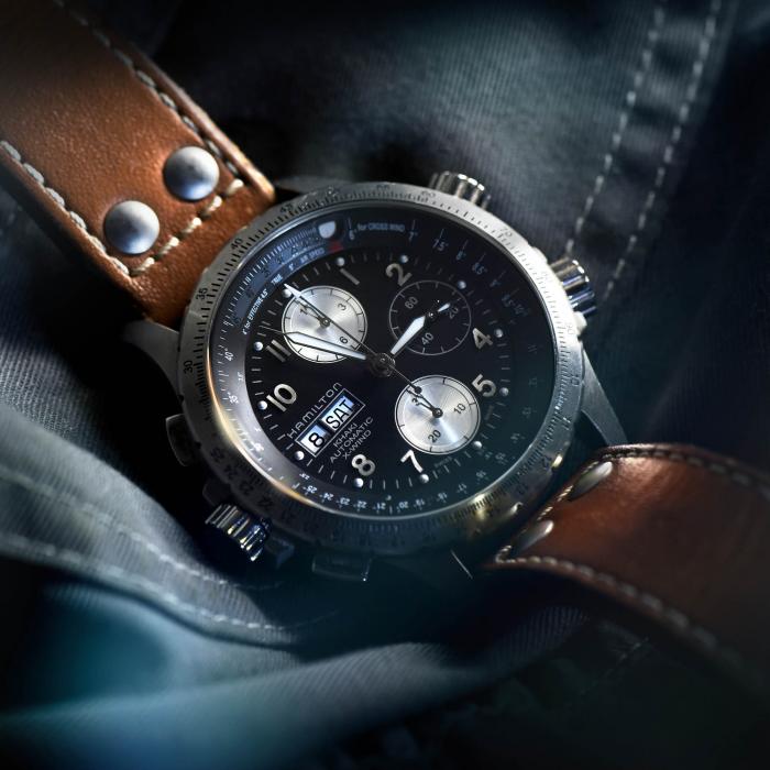Hamilton Khaki X-Wind Auto Chrono horloge H77616533